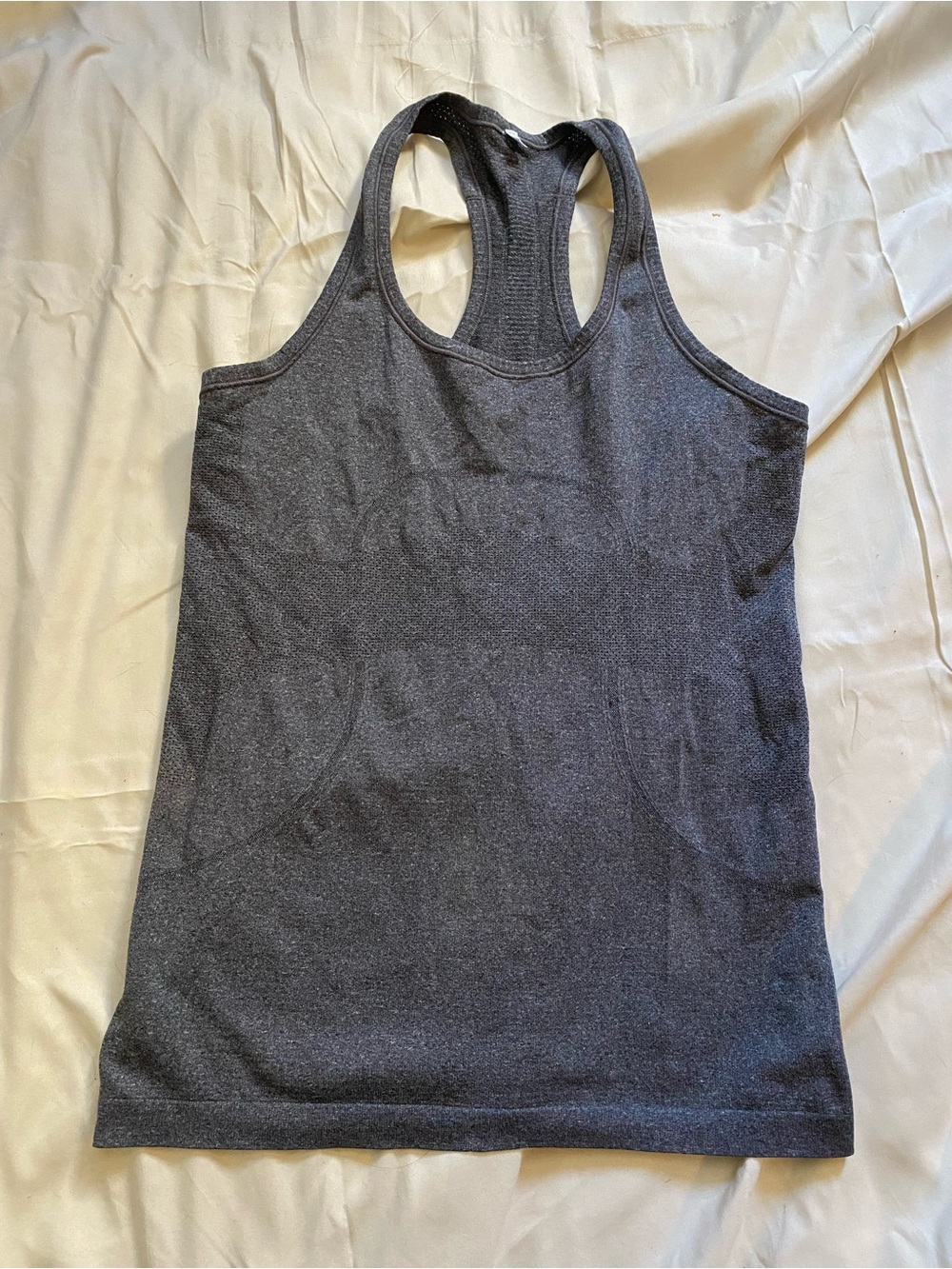 lululemon athletica Heathered Charcoal Racerback Tank